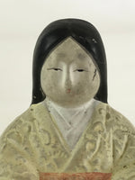 Japanese Plaster Hina Doll Vtg Sannin Kanjo Girl's Day Festival ID457