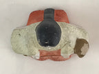 Japanese Plaster Hina Doll Vtg Sannin Kanjo Girl's Day Festival ID458
