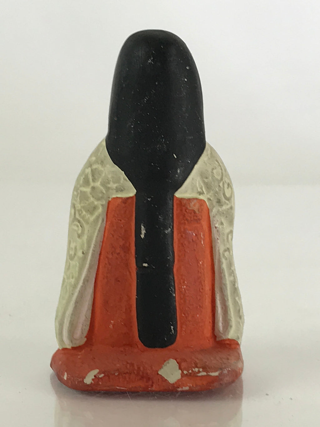 Japanese Plaster Hina Doll Vtg Sannin Kanjo Girl's Day Festival ID459