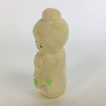 Japanese Plaster Kimono Girl Figurine Vtg Pottery White Warabe-Ningyo KF562
