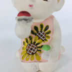Japanese Plaster Little Girl Figurine Vtg Pottery Statue White Doll Kodomo BD654