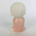 Japanese Plaster Little Girl Figurine Vtg Pottery Statue White Doll Kodomo BD654