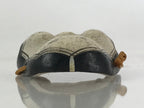 Japanese Plaster Small Face Mask Vtg Okame Lady's Face White KF586