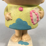 Japanese Plaster Statue Vtg Tomy Toy Baby Figurine Happy Birthday BD598