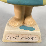 Japanese Plaster Statue Vtg Tomy Toy Baby Figurine Happy Birthday BD598