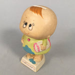 Japanese Plaster Statue Vtg Tomy Toy Baby Figurine Happy Birthday BD598