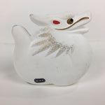 Japanese Plaster Zodiac Dragon Figurine Vtg White Lucky Charm Ryu BD741