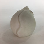 Japanese Plaster Zodiac Mouse Figurine Vtg Kokeshi Doll Okimono White KF570