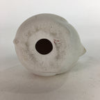 Japanese Plaster Zodiac Mouse Figurine Vtg Kokeshi Doll Okimono White KF570