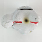 Japanese Plaster doll Cat Piggy Bank Vtg Manekineko Money Box Good Luck BD822