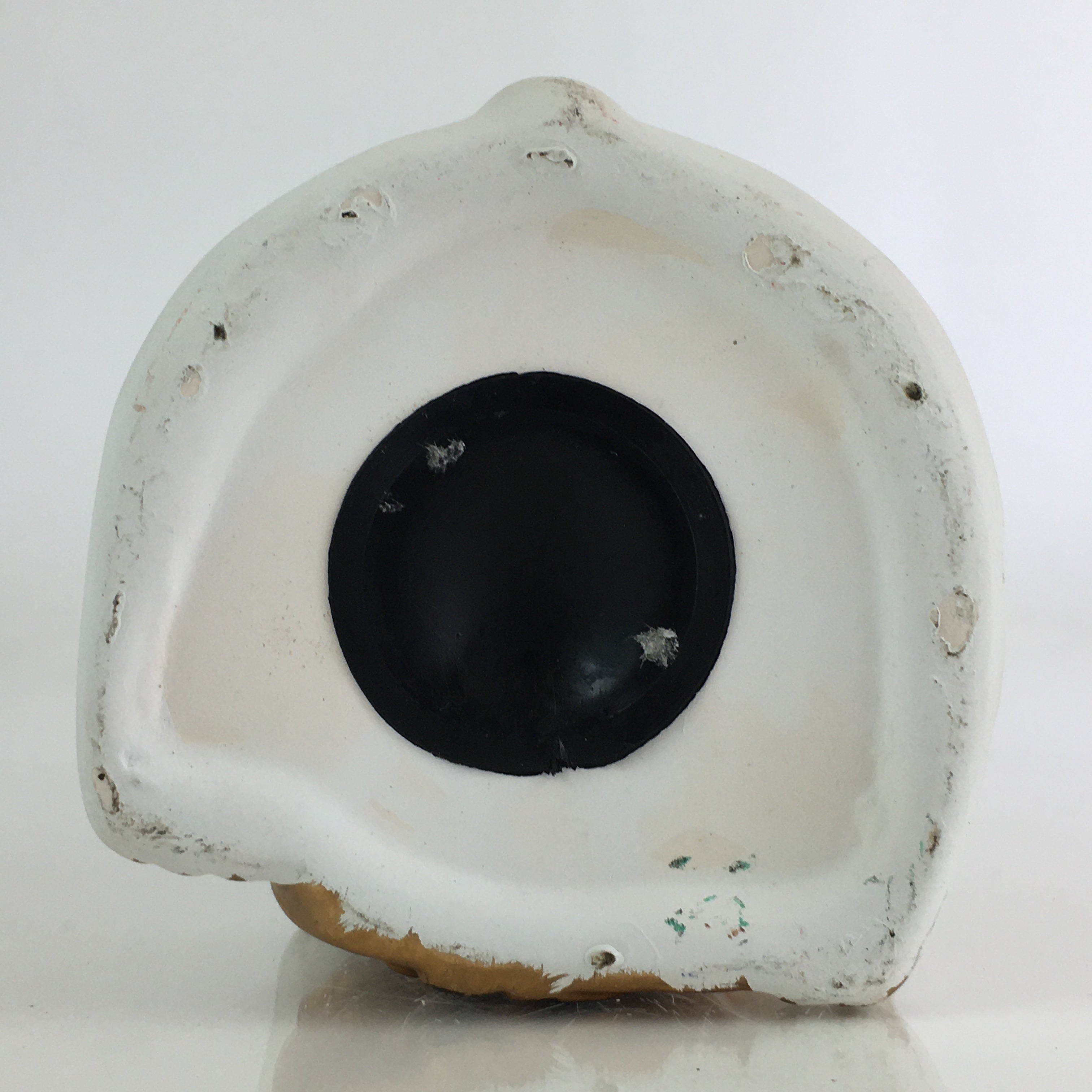 Japanese Plaster doll Cat Piggy Bank Vtg Manekineko Money Box Good Luck BD822