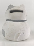 Japanese Plaster doll Cat Piggy Bank Vtg Money Box Chokinbako Good Luck BD827