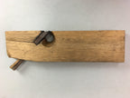 Japanese Plough Hand Plane Vtg Shakuri Kanna Wood Steel 16mm blade Tool K358