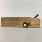 Japanese Plough Hand Plane Vtg Shakuri Kanna Wood Steel 16mm blade Tool K358