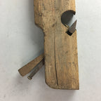Japanese Plough Hand Plane Vtg Shakuri Kanna Wood Steel 17mm blade Tool K321