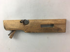 Japanese Plough Hand Plane Vtg Shakuri Kanna Wood Steel 17mm blade Tool K321