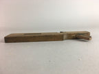 Japanese Plough Hand Plane Vtg Shakuri Kanna Wood Steel 17mm blade Tool K321