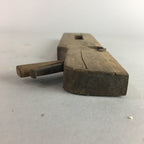 Japanese Plough Hand Plane Vtg Shakuri Kanna Wood Steel 17mm blade Tool K321