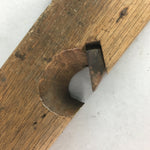 Japanese Plough Hand Plane Vtg Shakuri Kanna Wood Steel 21mm blade Tool K325