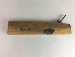 Japanese Plough Hand Plane Vtg Shakuri Kanna Wood Steel 21mm blade Tool K325