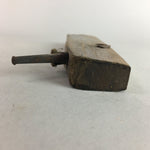 Japanese Plough Hand Plane Vtg Shakuri Kanna Wood Steel 21mm blade Tool K325