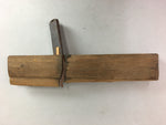 Japanese Plough Hand Plane Vtg Shakuri Kanna Wood Steel 40mm blade Tool K355