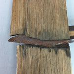 Japanese Plough Hand Plane Vtg Shakuri Kanna Wood Steel 40mm blade Tool K355