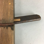 Japanese Plough Hand Plane Vtg Shakuri Kanna Wood Steel 40mm blade Tool K355