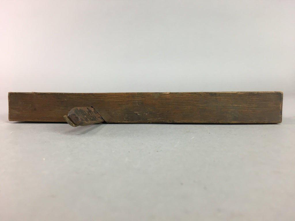 Japanese Plough Hand Plane Vtg Shakuri Kanna Wood Steel 45mm blade Tool K347