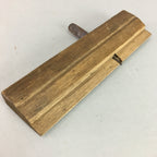 Japanese Plough Hand Plane Vtg Shakuri Kanna Wood Steel 45mm blade Tool K347
