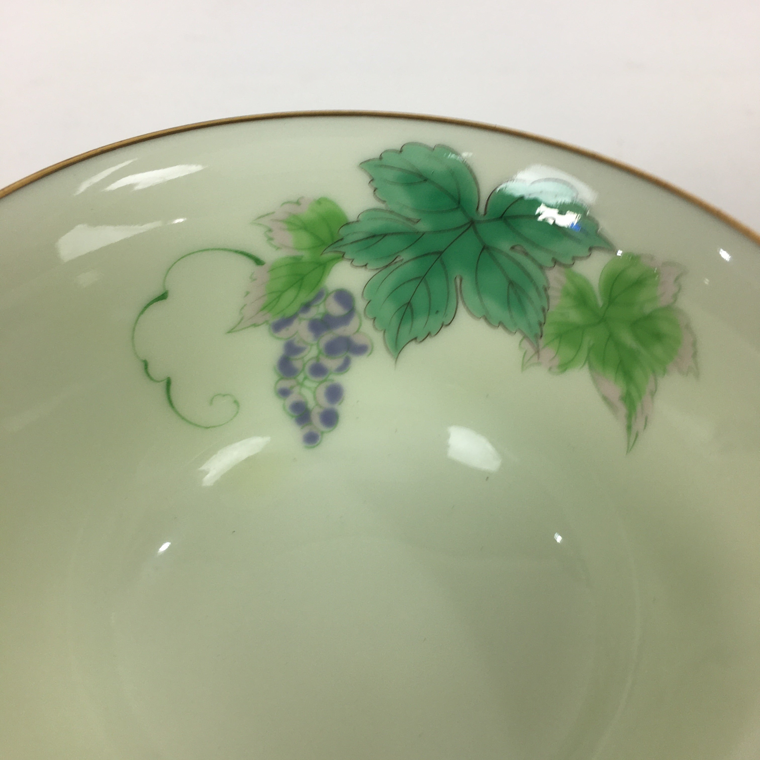 Japanese Porcelain Arita Ware Fukawa Teacup Yunomi Vtg Pottery Sencha TC263