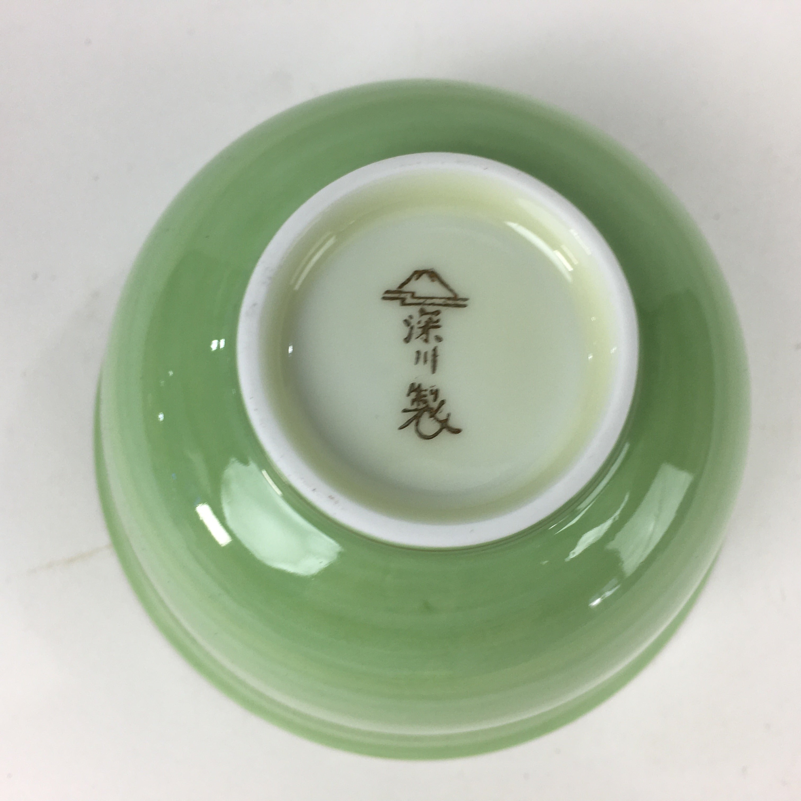 Japanese Porcelain Arita Ware Fukawa Teacup Yunomi Vtg Pottery Sencha TC263