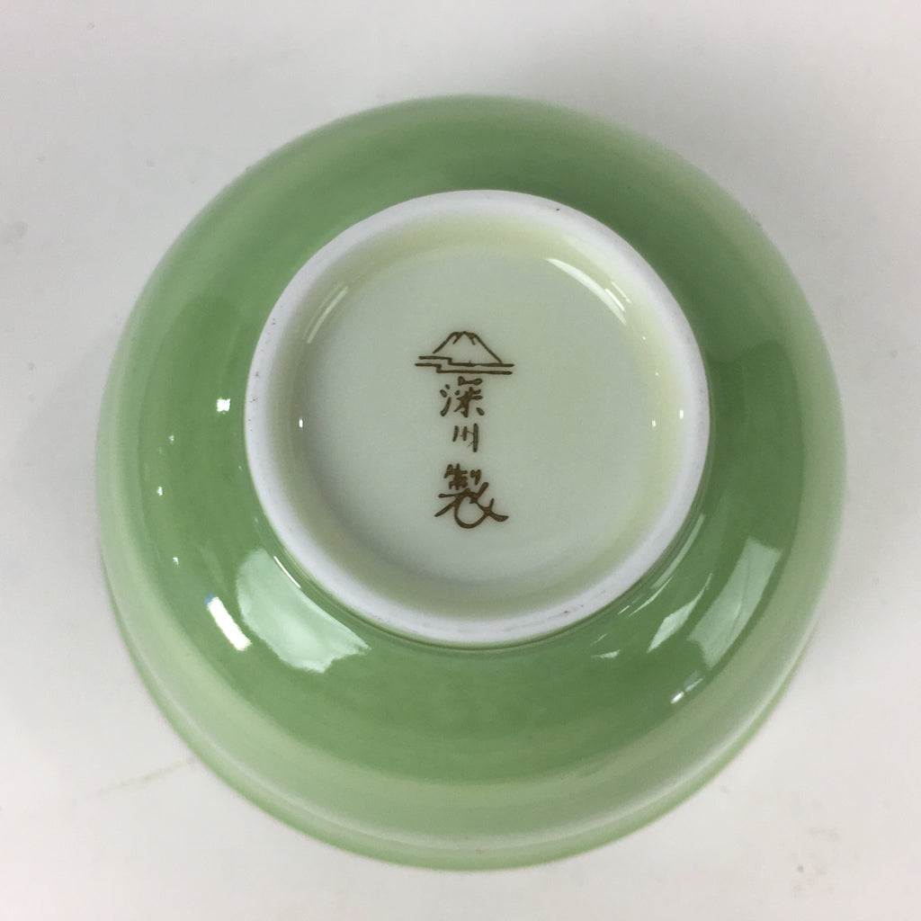 Japanese Porcelain Arita Ware Fukawa Teacup Yunomi Vtg Pottery Sencha TC264