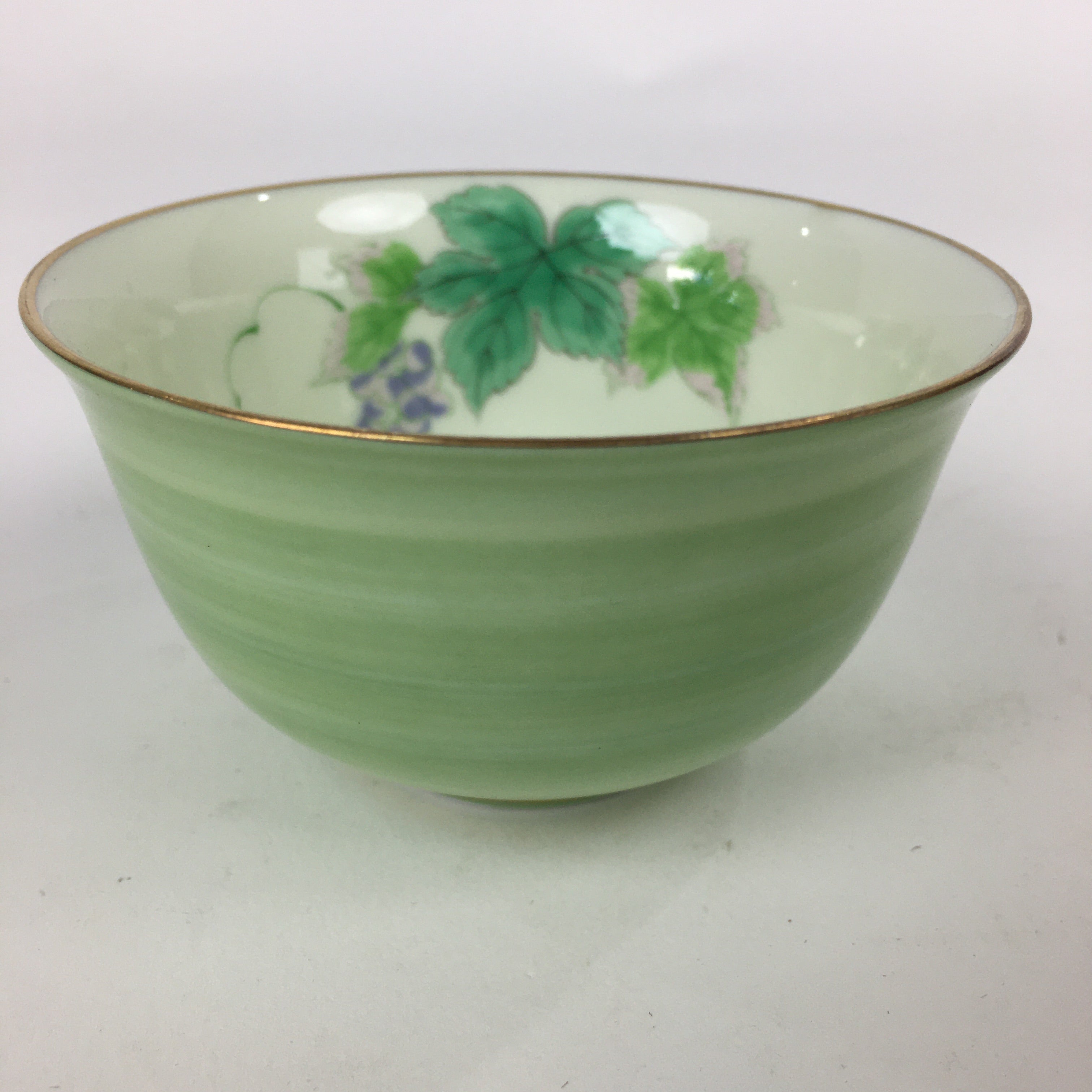 Japanese Porcelain Arita Ware Fukawa Teacup Yunomi Vtg Pottery Sencha TC264