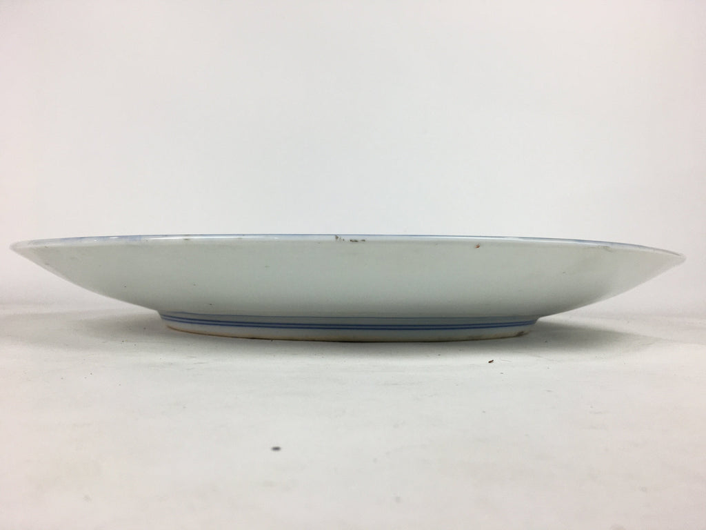 Japanese Porcelain Arita Ware Large Plate Centerpiece Vtg Round 46.5cm PP650