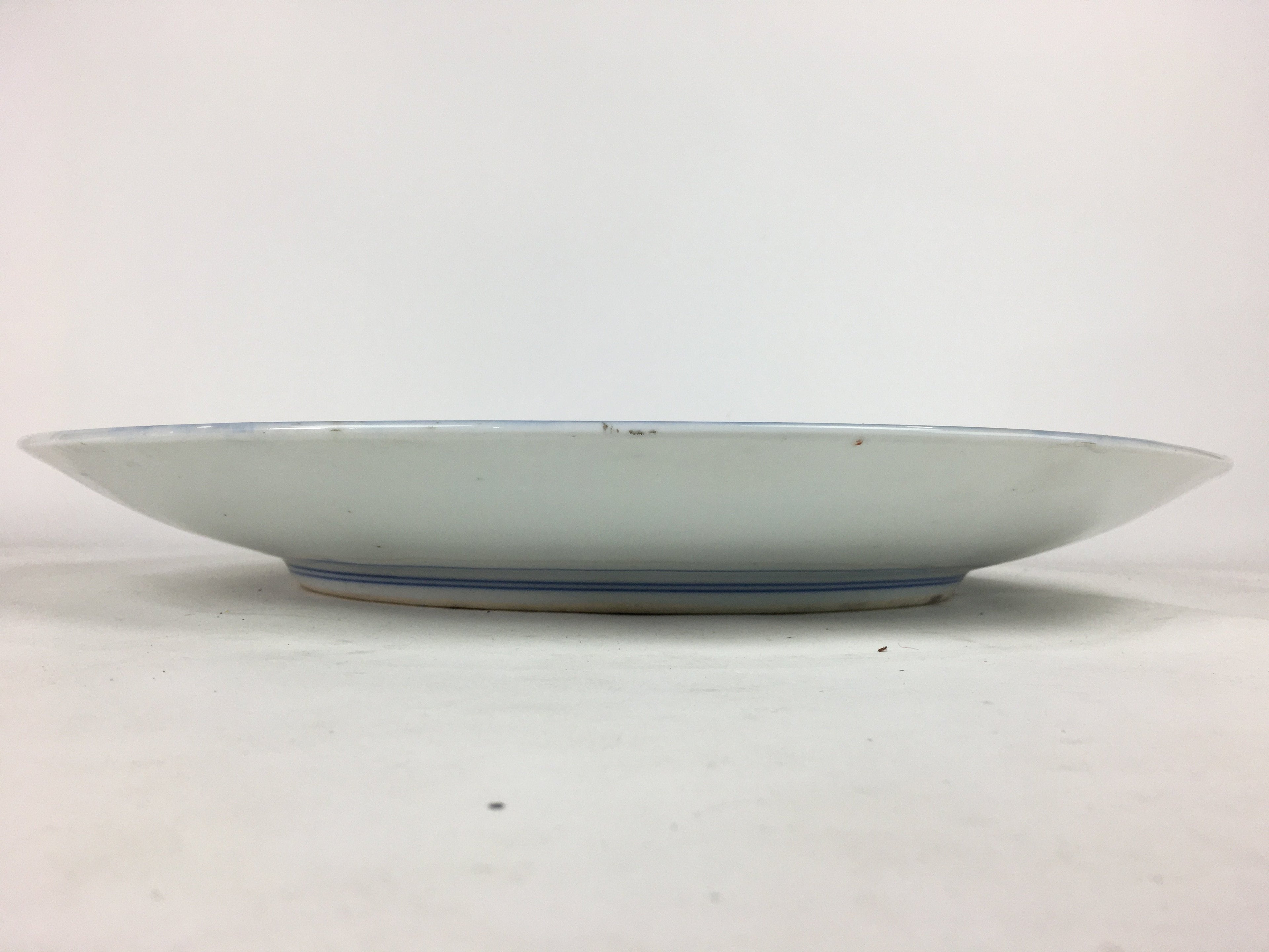 Japanese Porcelain Arita Ware Large Plate Centerpiece Vtg Round 46.5cm PP650