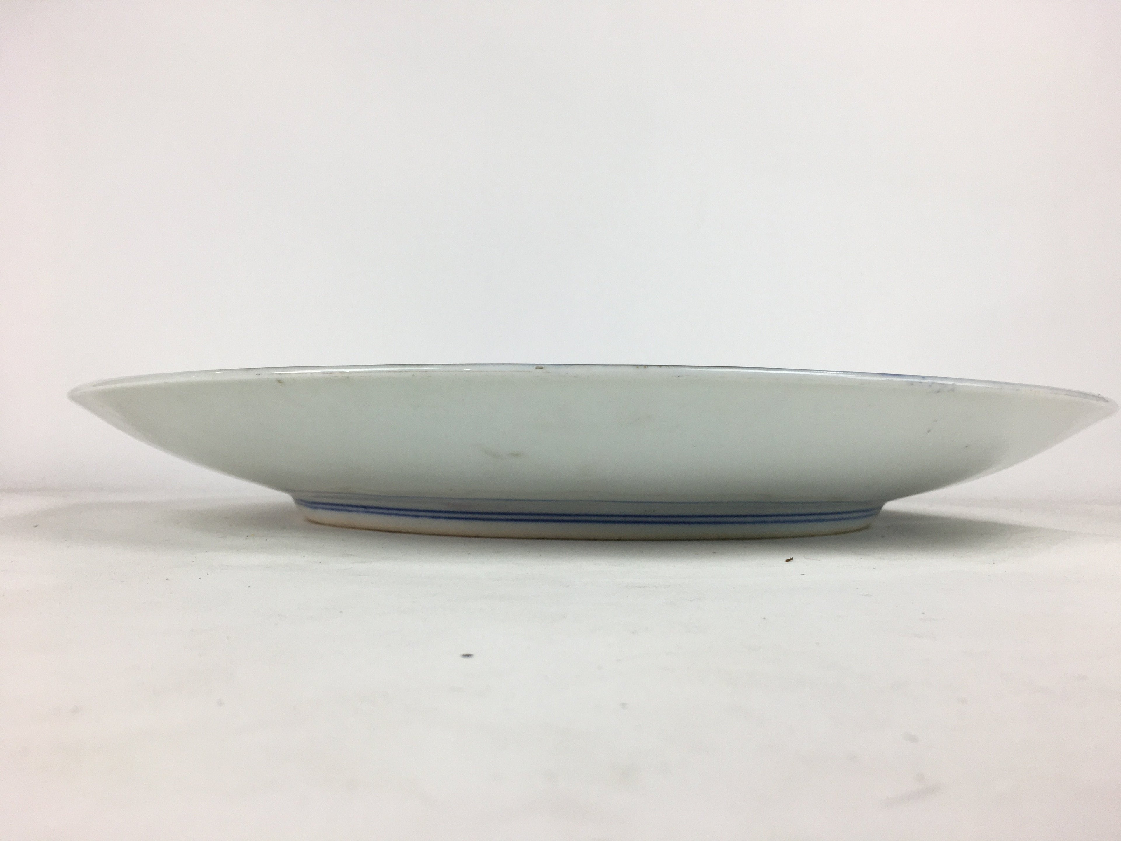 Japanese Porcelain Arita Ware Large Plate Centerpiece Vtg Round 46.5cm PP650