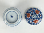 Japanese Porcelain Arita Ware Lidded Teacup Vtg Yunomi Blue White Sencha PP932