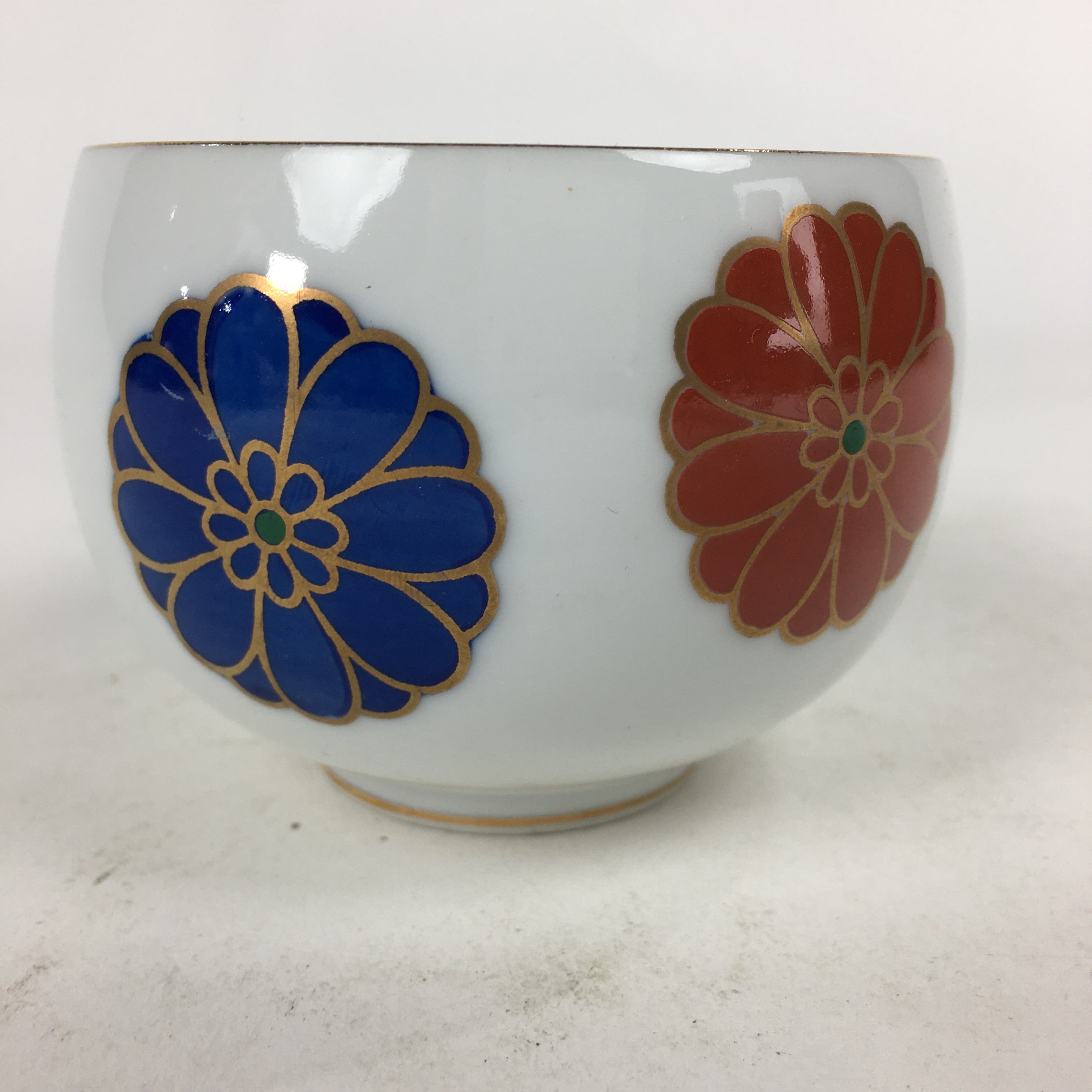 Japanese Porcelain Arita Ware Nishiyama Teacup Yunomi Vtg Pottery Sencha TC260