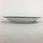Japanese Porcelain Arita Ware Plate Sara Vtg Blue Sometsuke Round Flower PP662