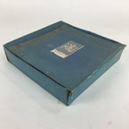 Japanese Porcelain Arita Ware Plate Vtg Square Shape Blue Sometsuke Sara PP748