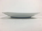 Japanese Porcelain Arita Ware Plate Vtg Square Shape Blue Sometsuke Sara PP748