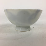 Japanese Porcelain Arita Ware Sake Cup Vtg Guinomi Ochoko Blue Persimmon GU992