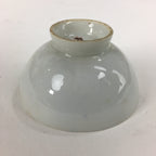 Japanese Porcelain Arita Ware Sake Cup Vtg Guinomi Ochoko Blue Persimmon GU995