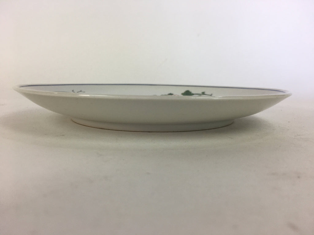 Japanese Porcelain Arita Ware Small Plate Kozara Vtg Round Flower Pattern PP651
