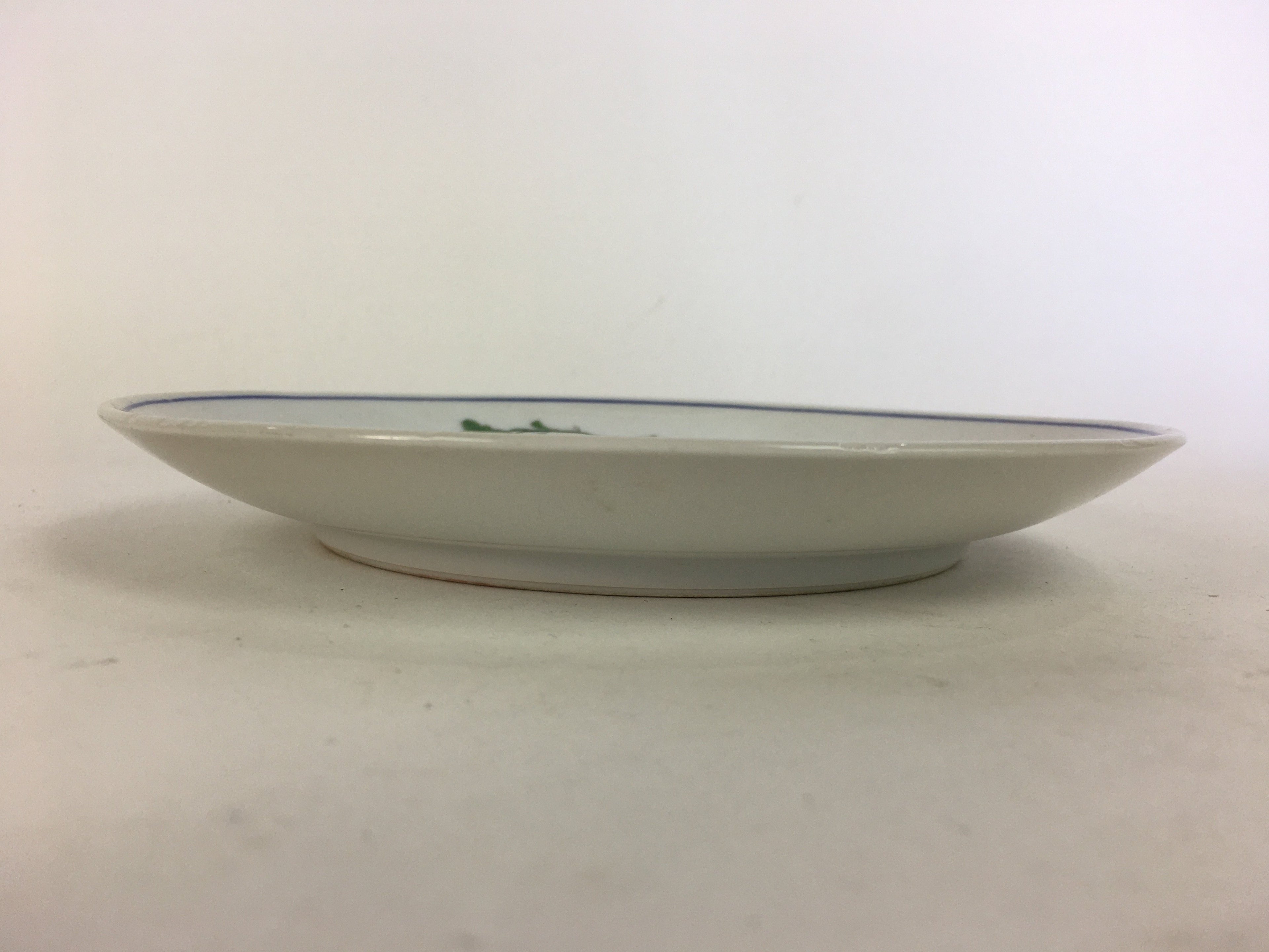Japanese Porcelain Arita Ware Small Plate Kozara Vtg Round Flower Pattern PP653