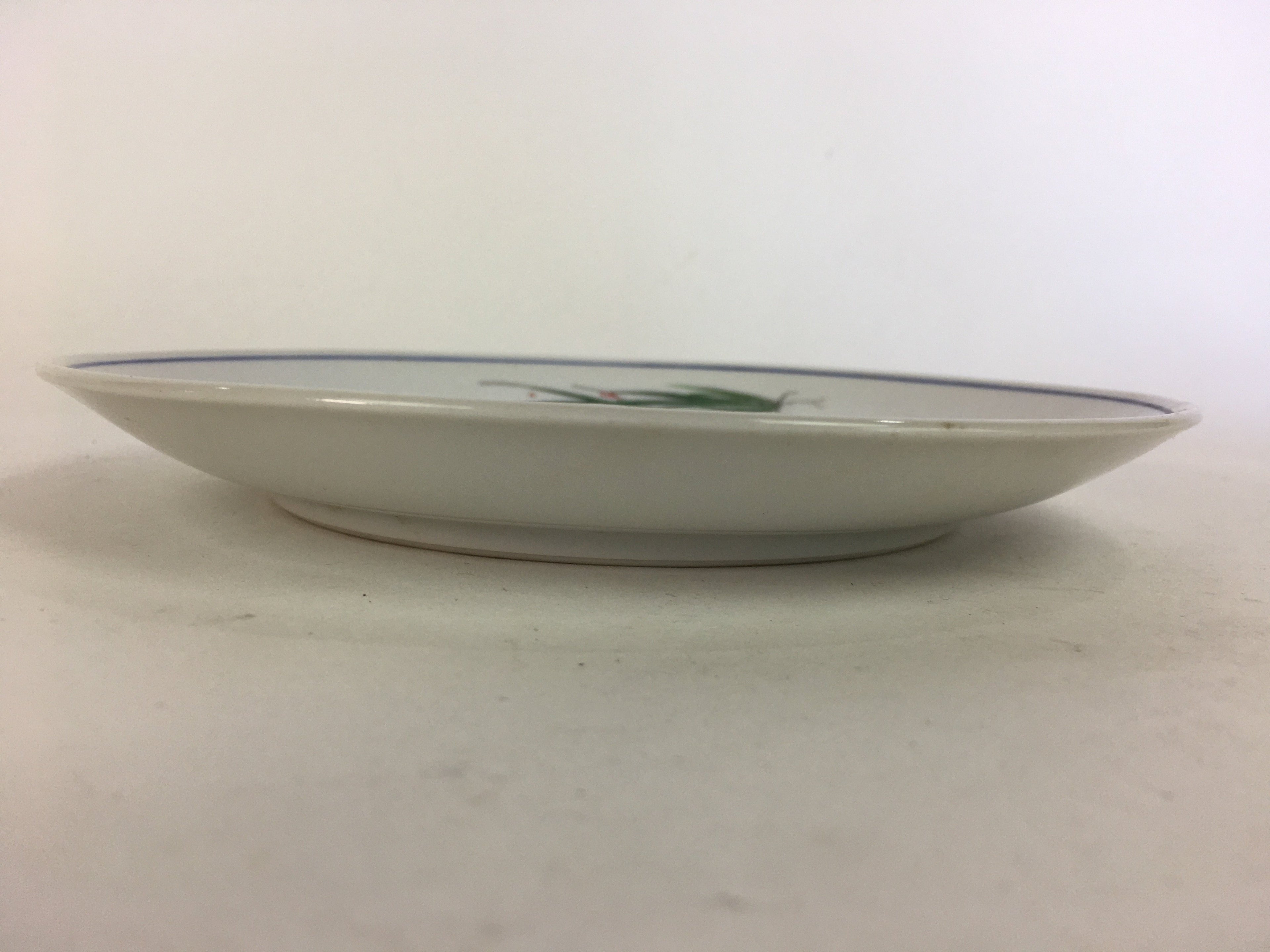 Japanese Porcelain Arita Ware Small Plate Kozara Vtg Round Flower Pattern PP653