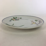 Japanese Porcelain Arita Ware Small Plate Kozara Vtg Round Flower Pattern PP655