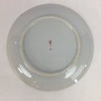 Japanese Porcelain Arita Ware Small Plate Kozara Vtg Round Flower Pattern PP655
