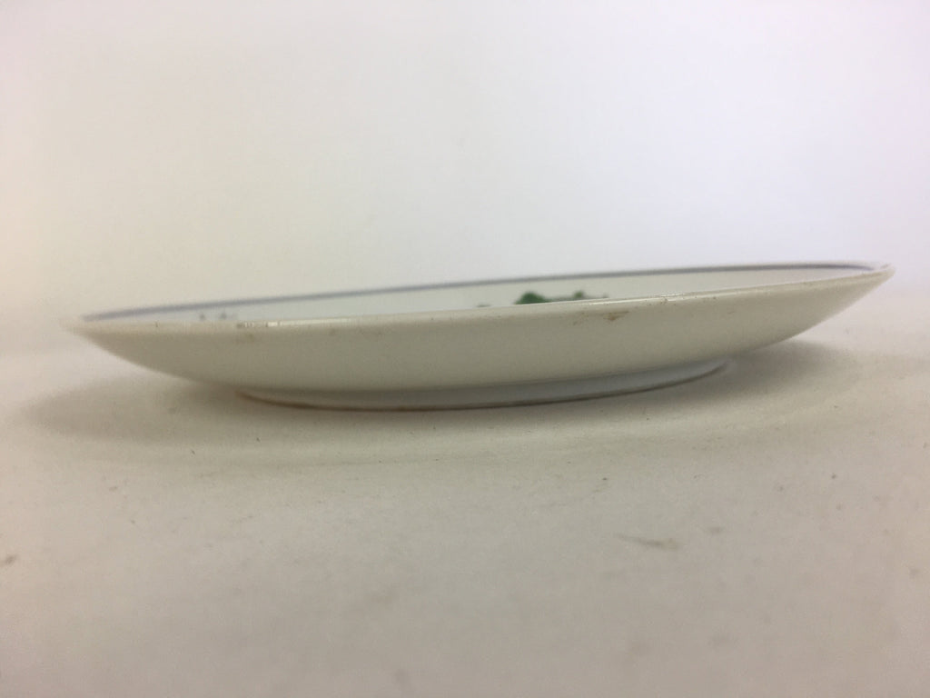 Japanese Porcelain Arita Ware Small Plate Kozara Vtg Round Flower Pattern PP659